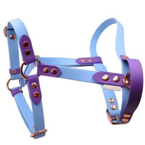 Szelki z regulacją BioThane Ice Blue Co Collar