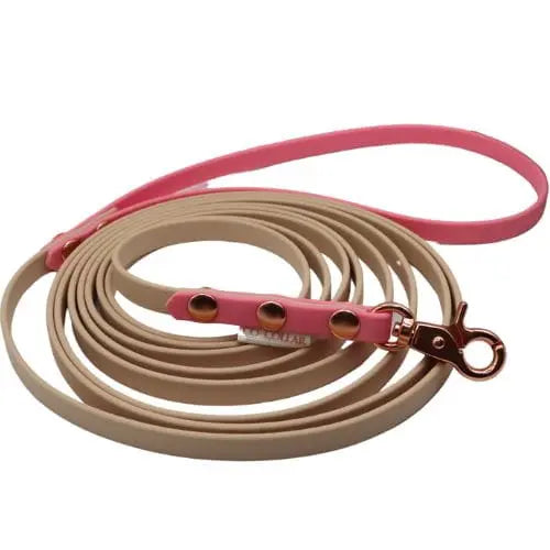 Smycz BioThane Almond Beige Co Collar