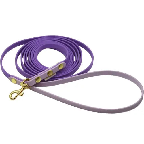 Smycz BioThane Lilac Purple Co Collar