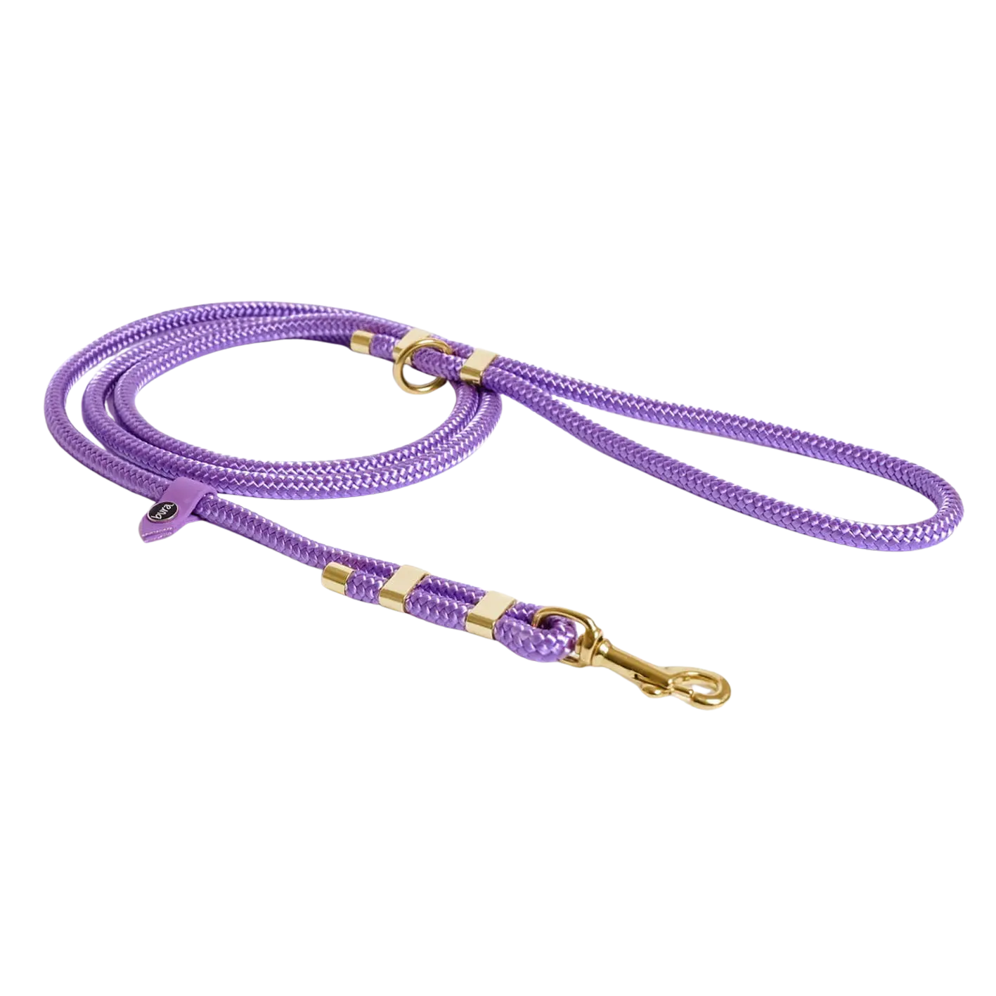 Smycz miejska linowa dla psa, jasny fioletowy / FURRY tale BURA