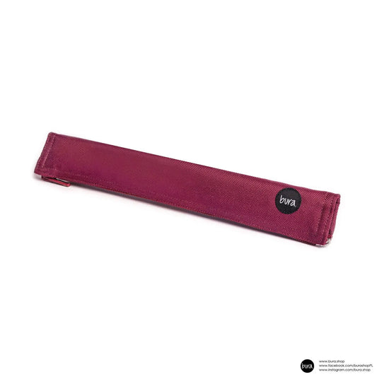 Rączka neoprenowa do smyczy uniwersalna HAU... hot in here / bordo BURA