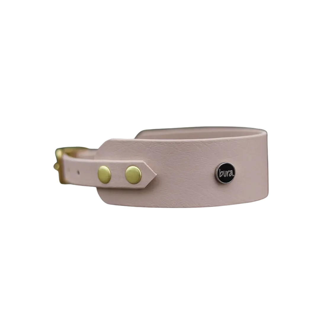 Obroża dla Charta na sprzączkę, PUP&cake / pudrowy BURA