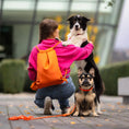 Załaduj obraz do przeglądarki galerii, Bura Torba 2w1 doggie COOL / pomarańcz BURA