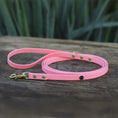 Załaduj obraz do przeglądarki galerii, Smycz miejska z Biothane dla psa, pastelowy róż /  PUPPY pink BURA