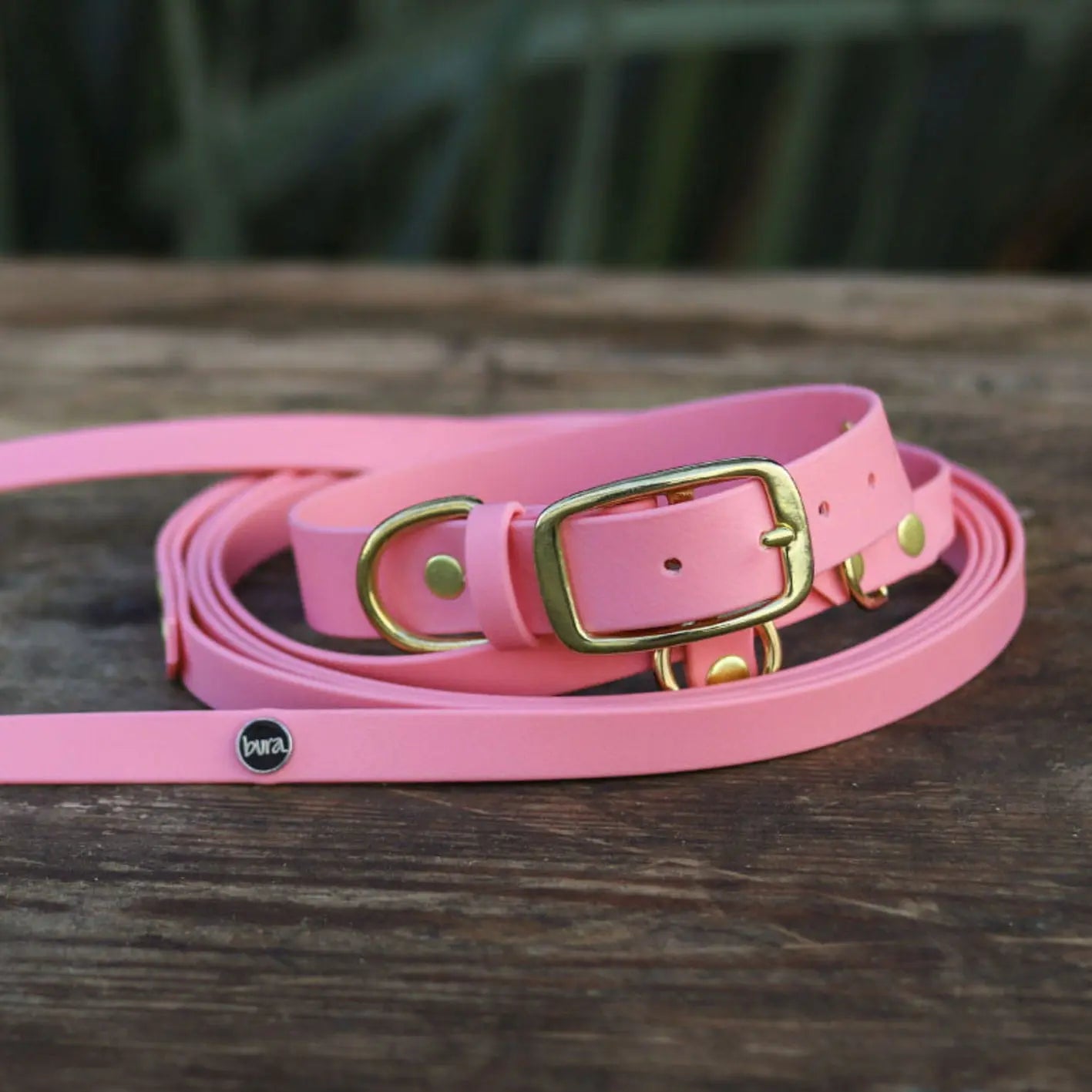 Obroża na sprzączkę dla psa, pastelowy róż / PUPPY pink BURA