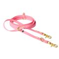 Załaduj obraz do przeglądarki galerii, Smycz przepinana multifunkcyjna z Biothane dla psa, pastelowy róż / PUPPY pink BURA