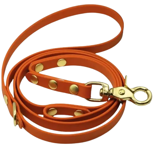 Smycz BioThane Pumpkin orange Co Collar