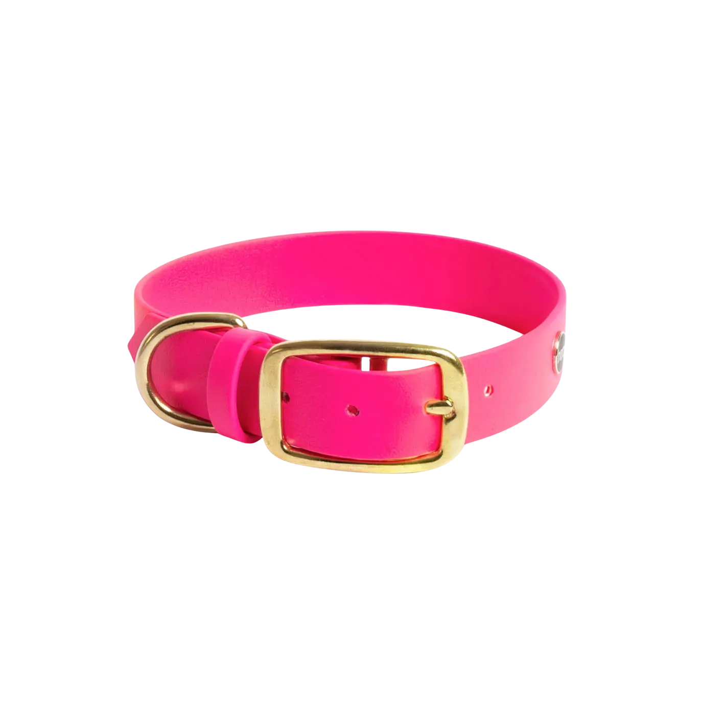 Obroża na sprzączkę dla psa, różowy / Pies&love BURA