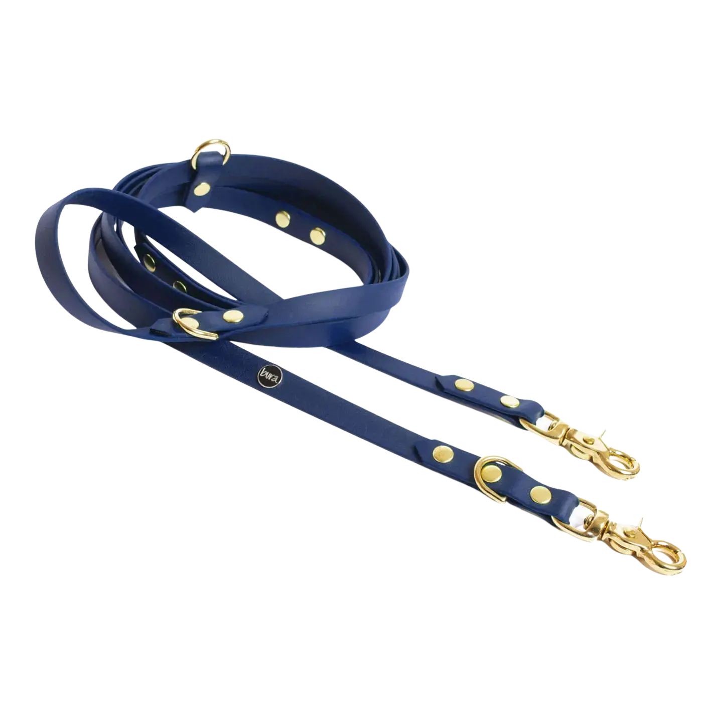 Smycz przepinana multifunkcyjna z Biothane dla psa, granat / Royal dog BURA