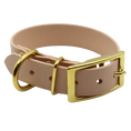Załaduj obraz do przeglądarki galerii, Obroża na sprzączkę BioThane Almond Beige Co Collar
