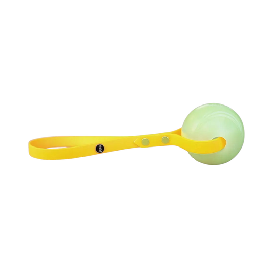 Piłka świecąca w ciemności do aportu L - 7,5 cm, MAX GLOW Chuckit! BURA