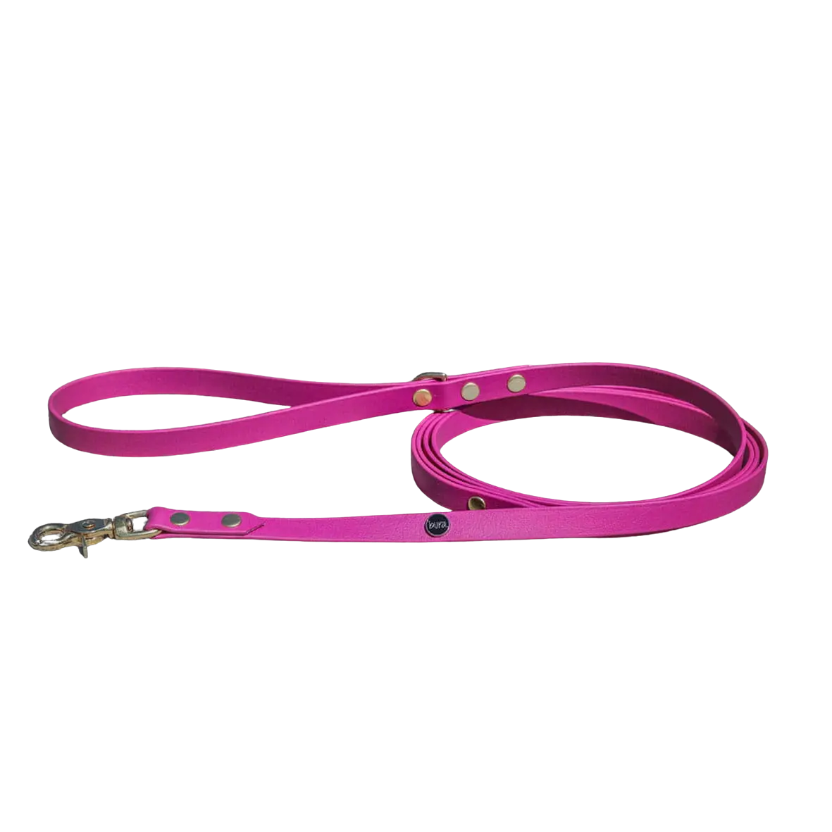 Smycz miejska z Biothane dla psa, magenta / Pup Fiction BURA