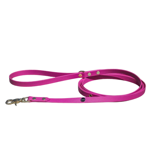 Smycz miejska z Biothane dla psa, magenta / Pup Fiction BURA