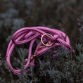 Załaduj obraz do przeglądarki galerii, Smycz przepinana linowa Lavender Violet Co collar