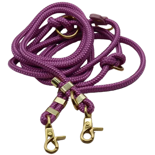 Smycz przepinana linowa Lavender Violet Co collar