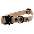 Załaduj obraz do przeglądarki galerii, Obroża na klamrę BioThane Almond Beige Co Collar