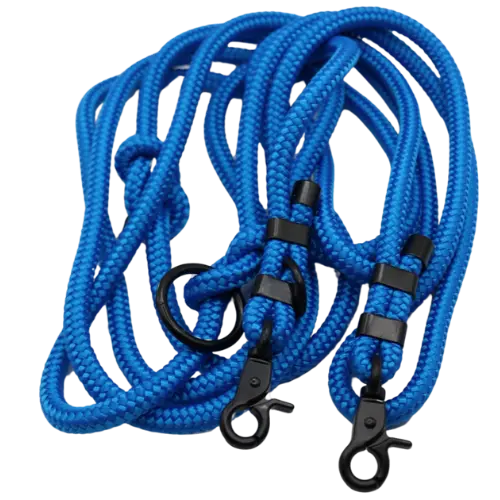 Smycz przepinana linowa Marine Blue Co collar