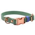 Załaduj obraz do przeglądarki galerii, Obroża na klamrę BioThane Sage Green Co Collar