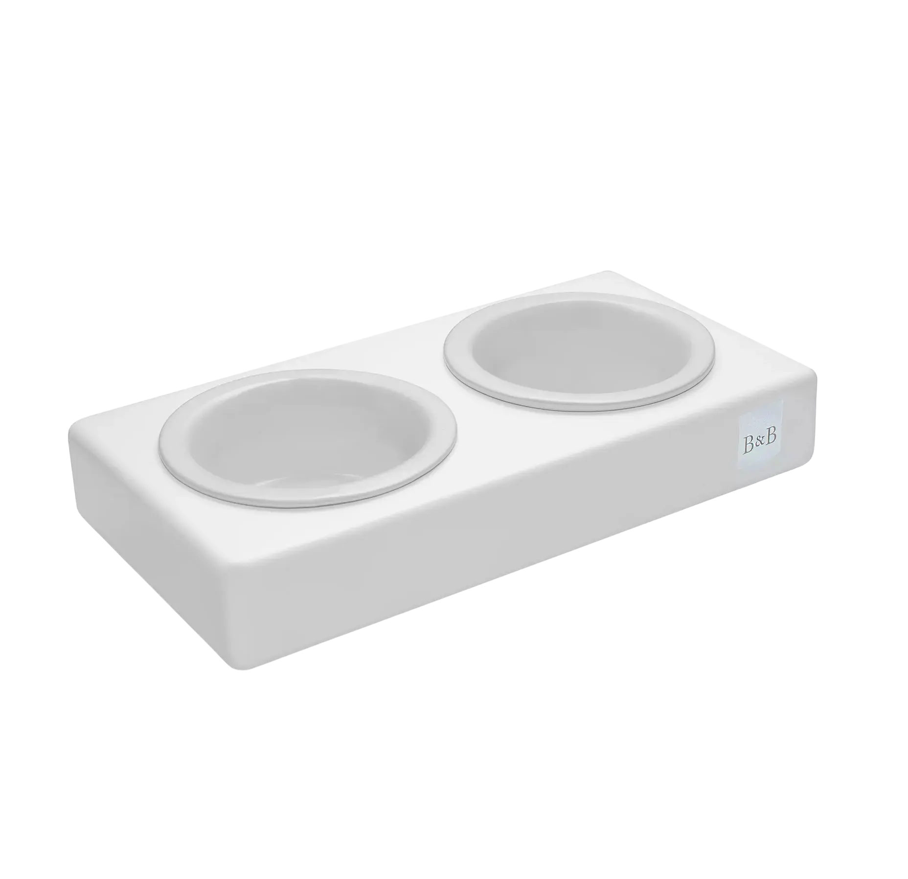 Miska dla psa DUO CERAMIC biała Bowl & Bone