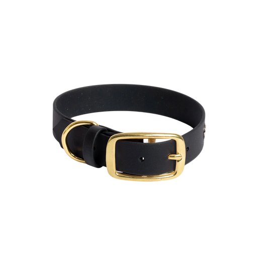 Obroża na sprzączkę dla psa, czarny / COCO Psianel, dog in BLACK BURA