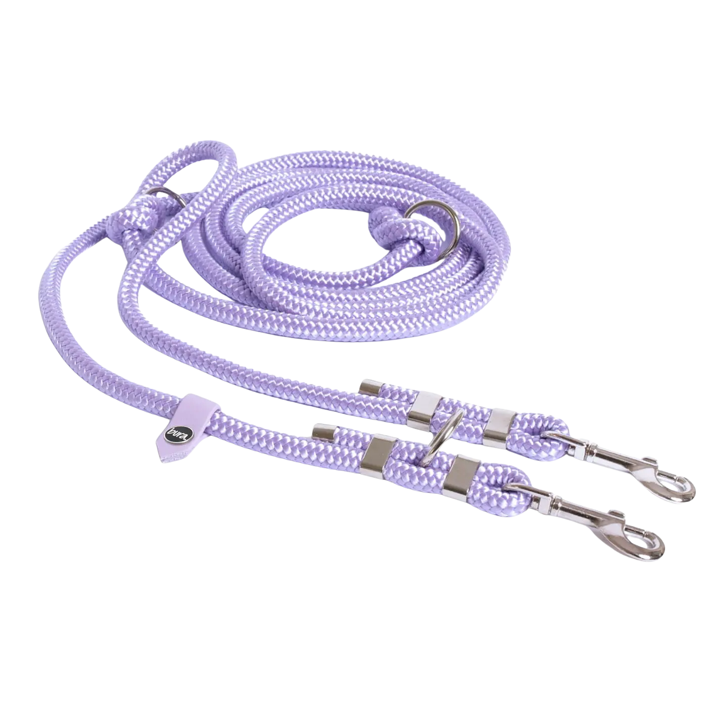 Smycz przepinana linowa dla psa, lilia / YOU're pawsome! BURA