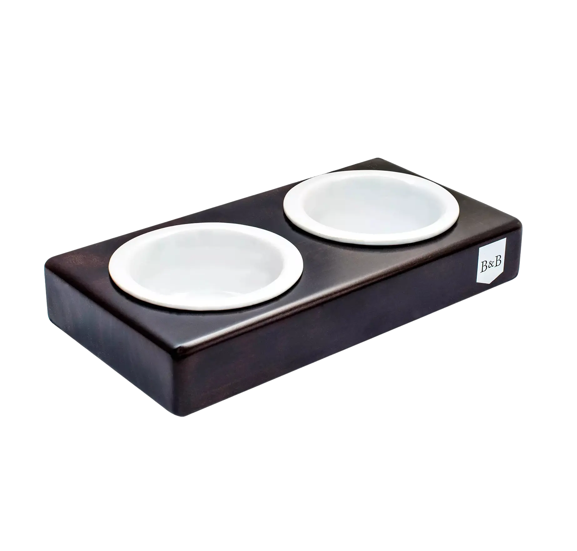 Miska dla psa DUO CERAMIC brązowa Bowl & Bone