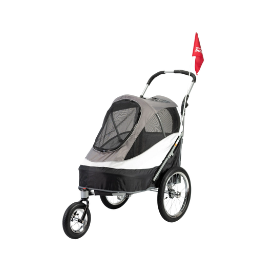 Innopet Wózek do roweru dla psa Sporty Dog Trailer Deluxe Czarny/Szary Innopet