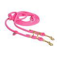 Załaduj obraz do przeglądarki galerii, Smycz przepinana linowa dla psa, różowy / Pies&love BURA
