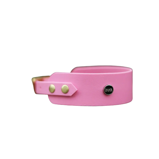 Obroża dla Charta na sprzączkę, PUPPY pink / pastelowy róż BURA