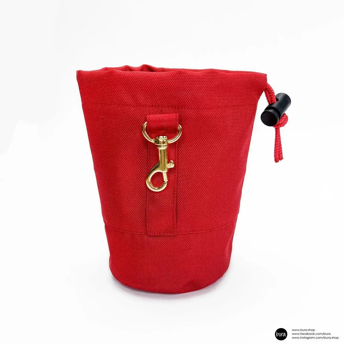 Saszetka na smaczki hot DOG / czerwony BURA