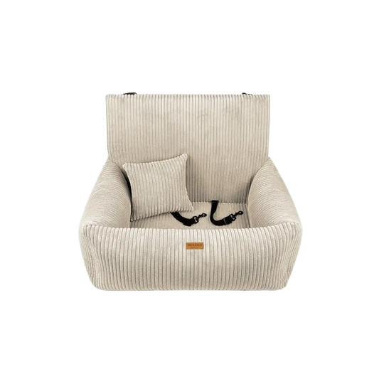 Fotelik samochodowy beżowy - MILANO BEIGE DENZOO