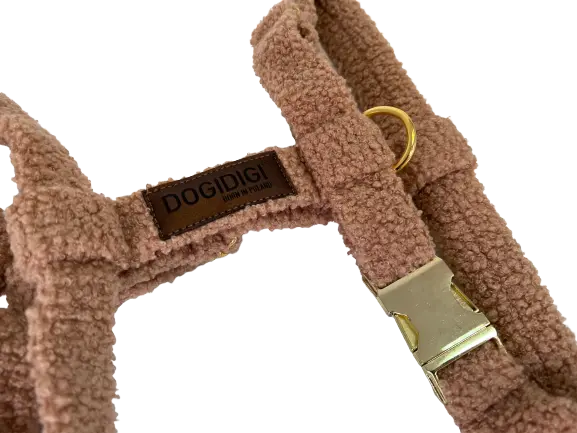 Szelki dla psa GUARD FUR brązowe DOGIDIGI