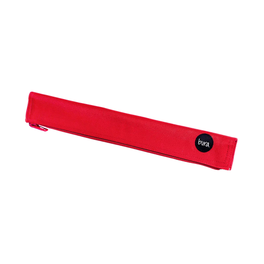 Rączka neoprenowa do smyczy uniwersalna hot DOG / czerwony BURA