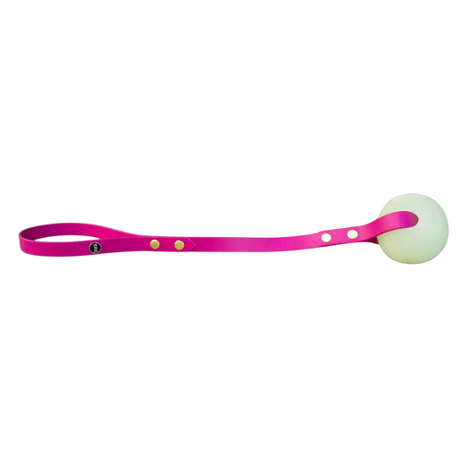 Piłka świecąca w ciemności do szarpania M - 6,5 cm, MAX GLOW Chuckit! BURA