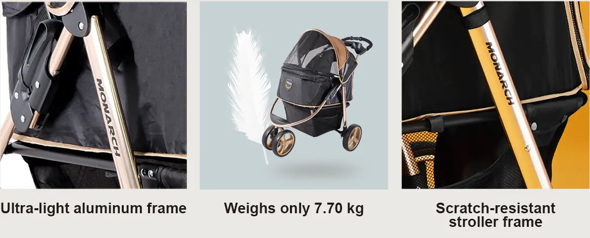 Ibiyaya Wózek Monarch Premium - Luxury Gold Ibiyaya