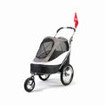 Załaduj obraz do przeglądarki galerii, Innopet Wózek do roweru dla psa Sporty Dog Trailer Deluxe Czarny/Szary Innopet