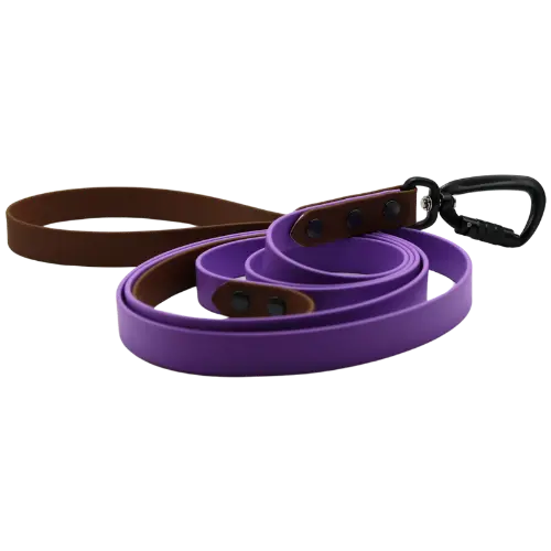 Smycz BioThane Lilac Purple Co Collar
