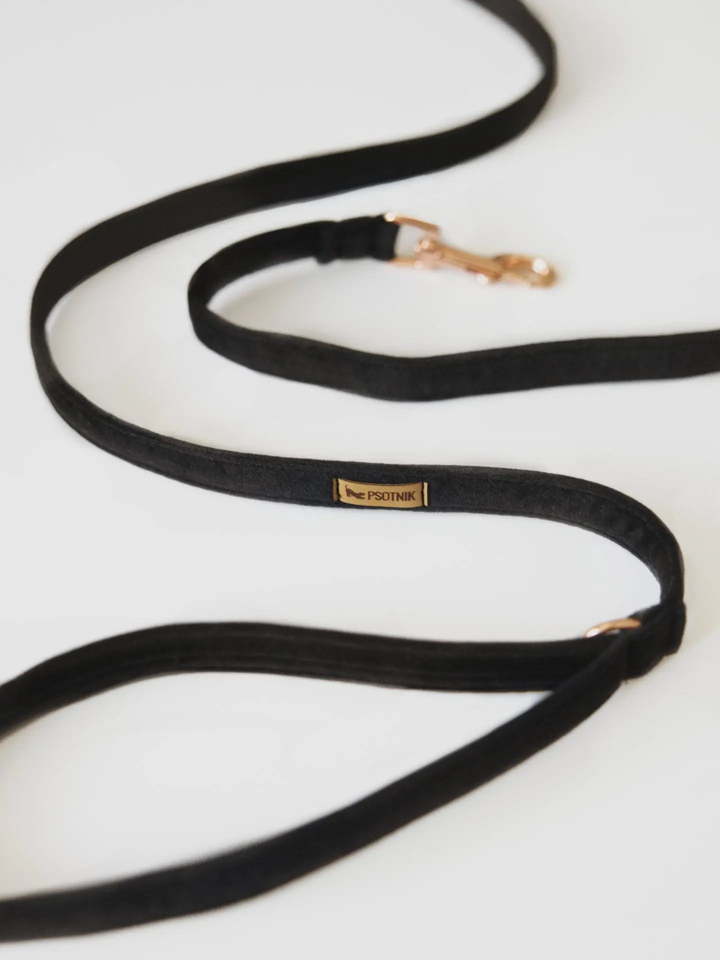 Smycz miejska Czarny Psotnik Psotnik