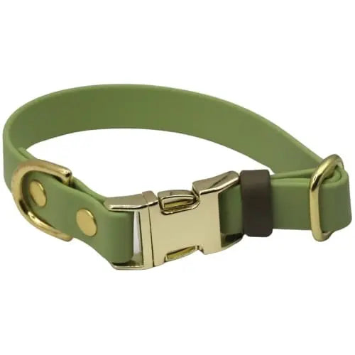 Obroża na klamrę BioThane Pistachio Green Co Collar