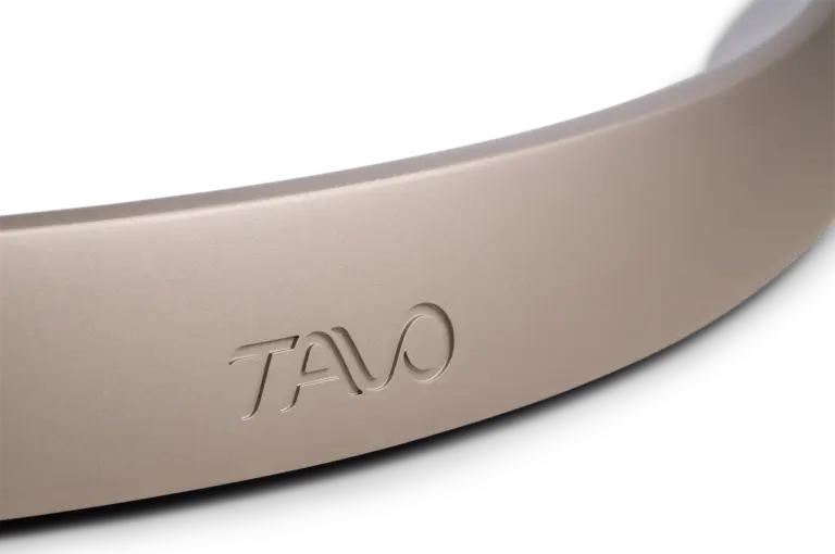 Tavo Shell legowisko kołyska: widok na stabilną, zakrzywioną podstawę aluminiową.