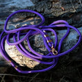 Załaduj obraz do przeglądarki galerii, Smycz miejska linowa True Purple Co collar