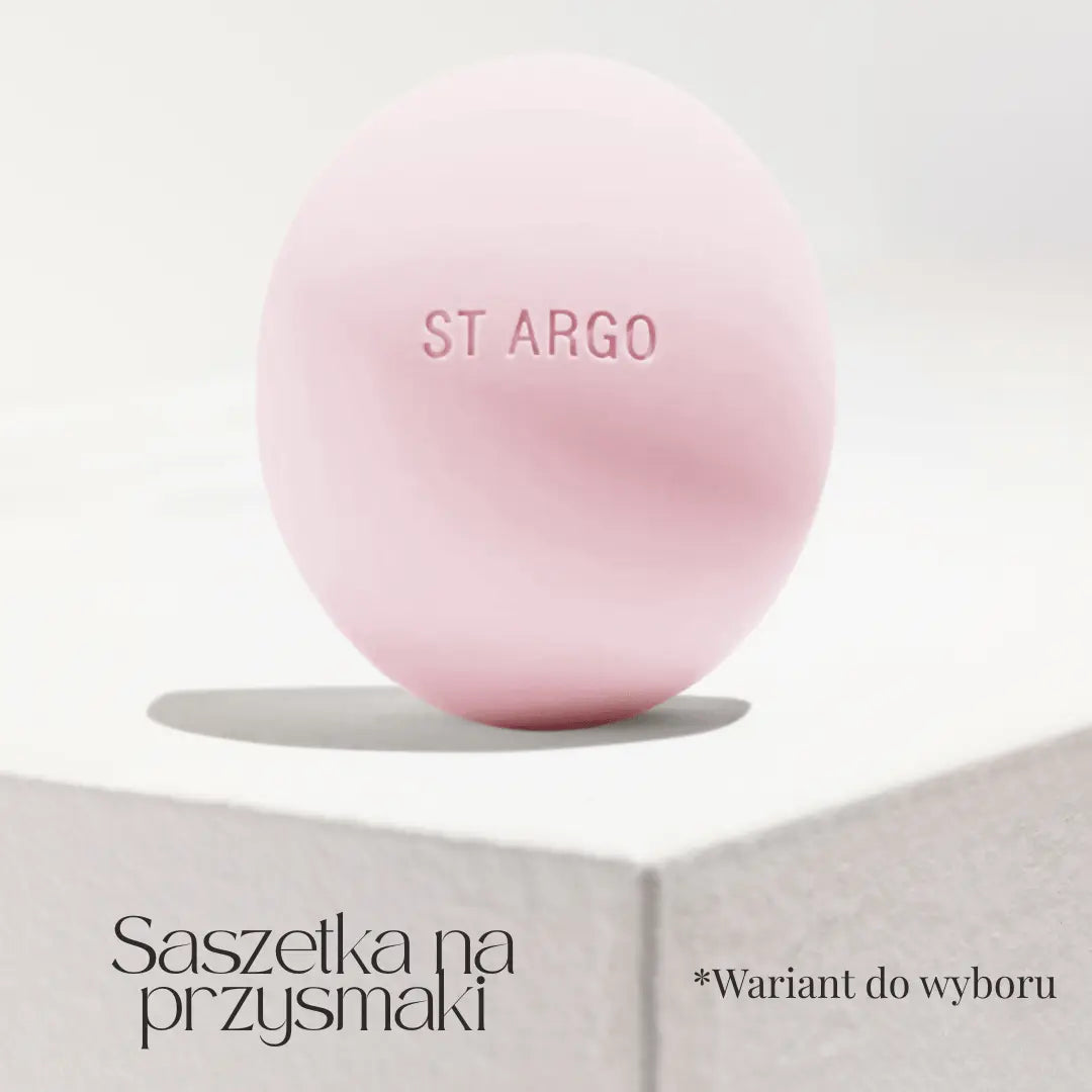 Saszetka St. Argo: higieniczny silikon, łatwa do czyszczenia w zmywarce, nie przenika zapachami.