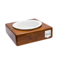 Załaduj obraz do przeglądarki galerii, Miska dla psa SOLO CERAMIC bursztyn Bowl & Bone
