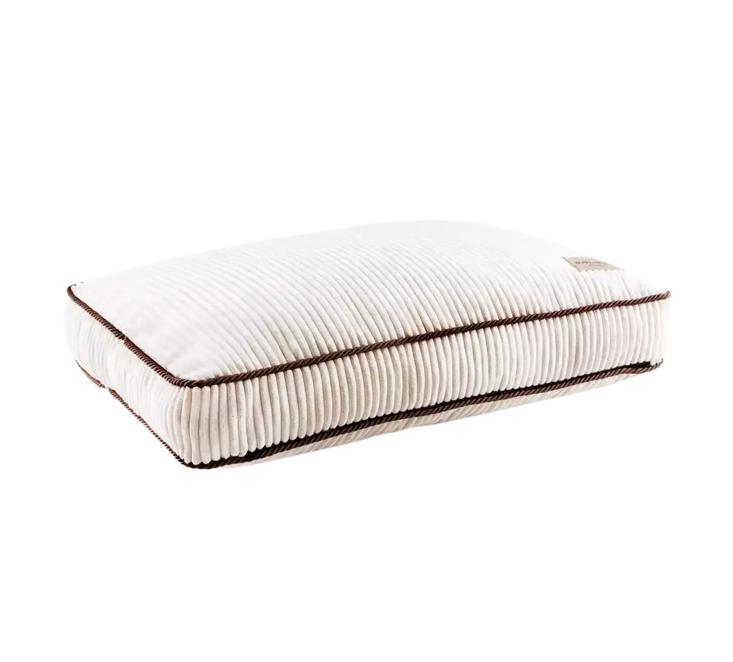 Poducha dla psa DECO kremowa Bowl & Bone