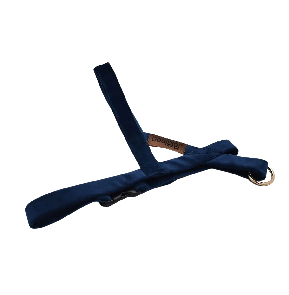 Szelki NORWESKIE dla Psa Velvet Granatowe DOGIDIGI