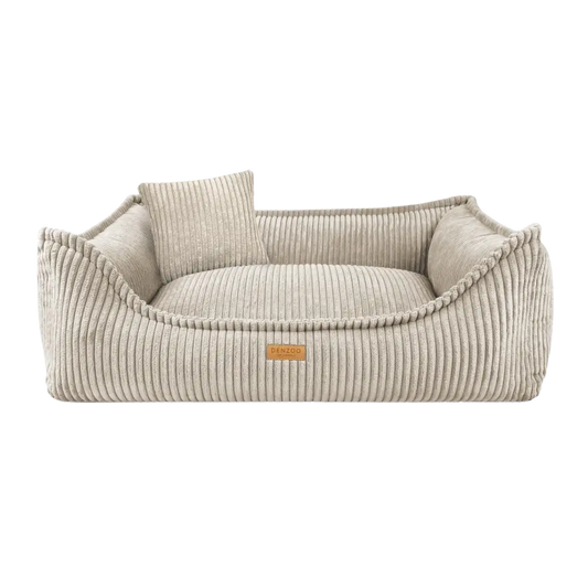 Legowisko premium dla psa i kota ortopedyczne beżowe - MILANO BEIGE DENZOO
