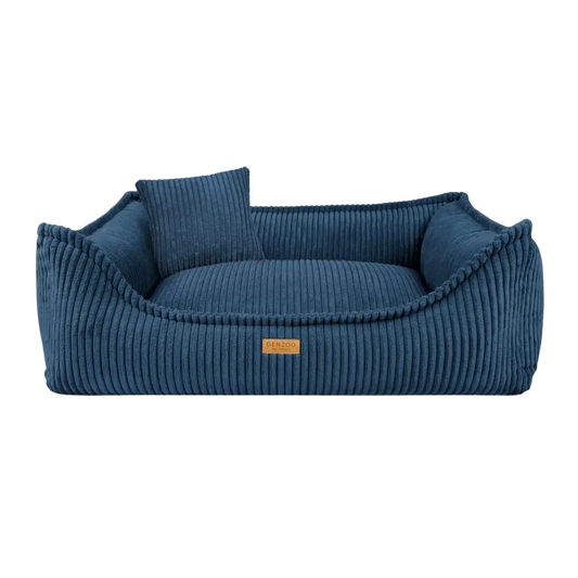 Legowisko premium dla psa i kota ortopedyczne granatowe - MILANO NAVY BLUE DENZOO