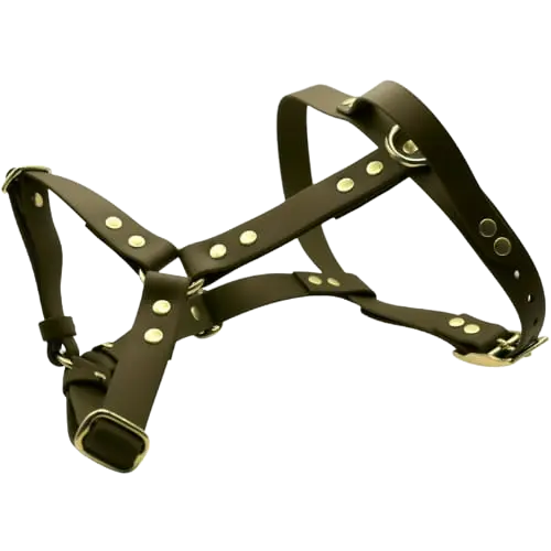 Szelki z regulacją BioThane Olive Drab Co Collar