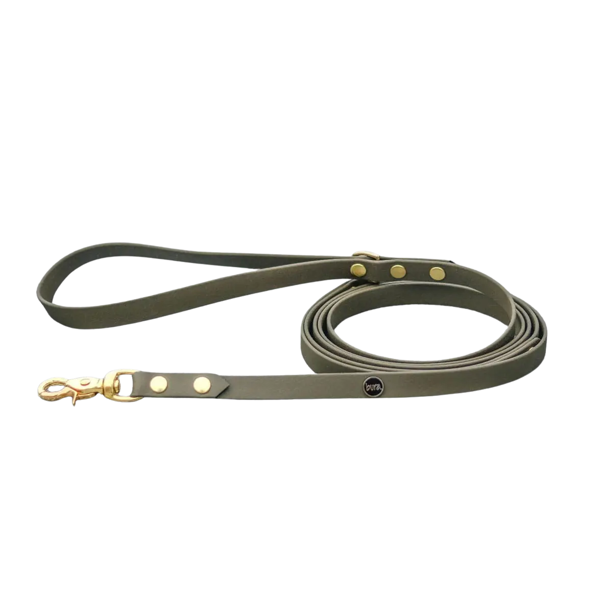 Smycz miejska z Biothane dla psa, militarna zieleń / WATAHA BURA
