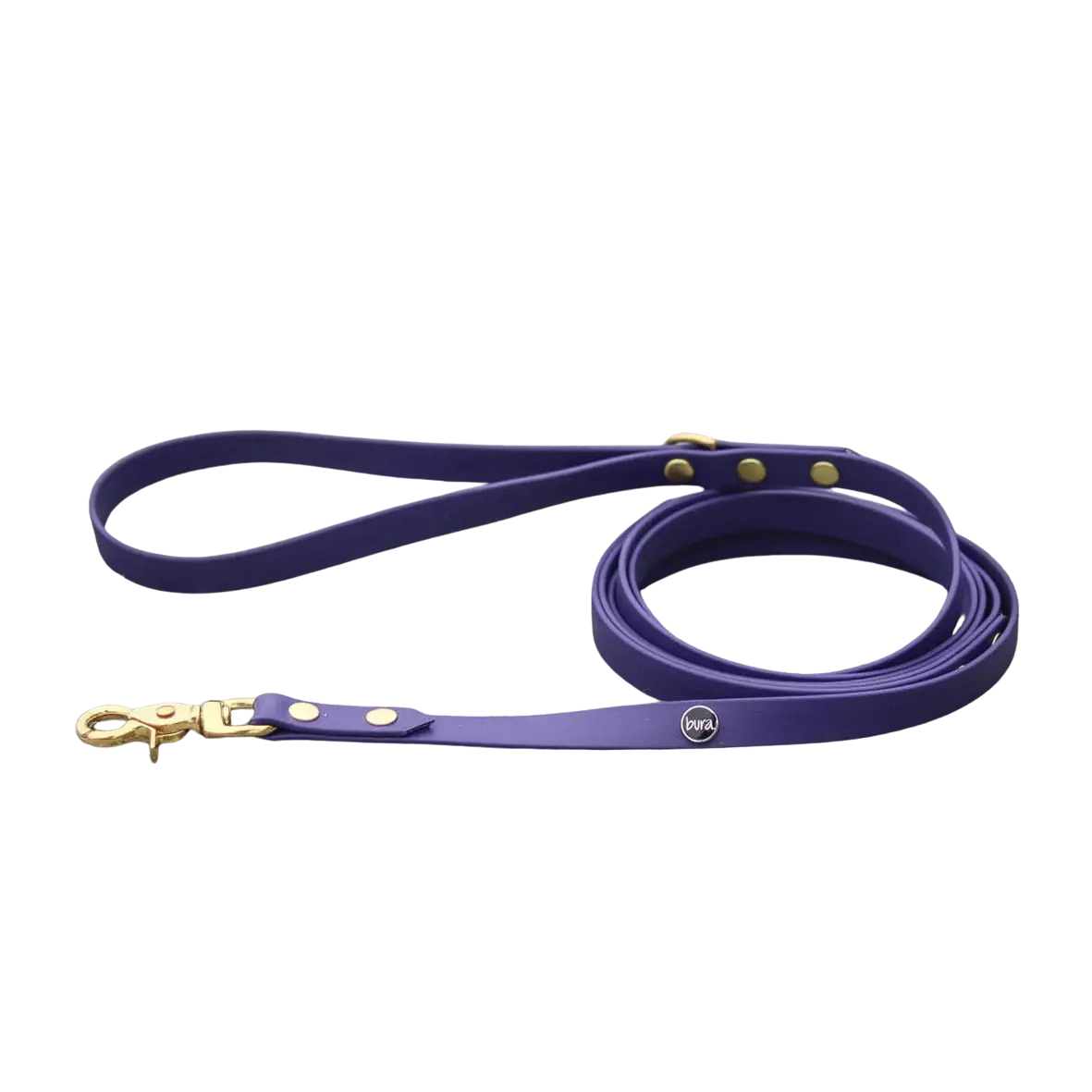 Smycz miejska z Biothane dla psa, fiolet / time to be Unidog! BURA